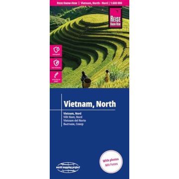 Carte routière Viêt Nam Nord 1:600 000 / Reise Know-How