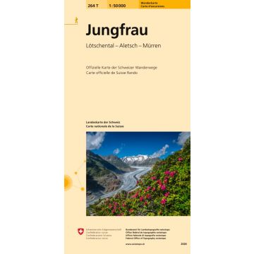 264 T Jungfrau Wanderkarte 1:50 000 