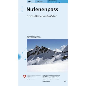 265 S Nufenenpass Carte de randonnée à ski 1:50 000