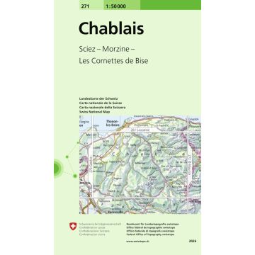 271 Chablais 1:50 000 / Swisstopo