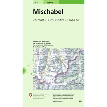 284 Mischabel 1:50 000 / Swisstopo