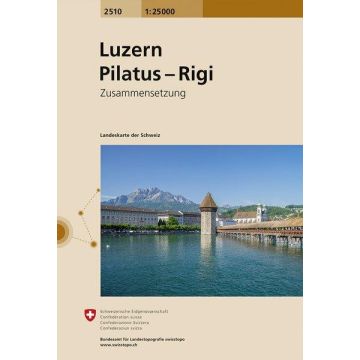 2510 Luzern - Pilatus - Rigi 1:25 000 / Swisstopo