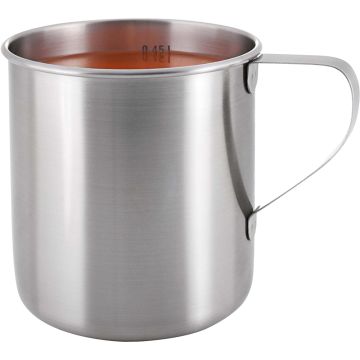 Tasse en acier affiné 