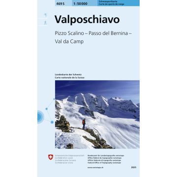 469 S Val Poschiavo Carte de randonnée à ski 1: 50 000
