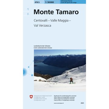 476 S Monte Tamaro Carte de randonnée à ski 1:50 000