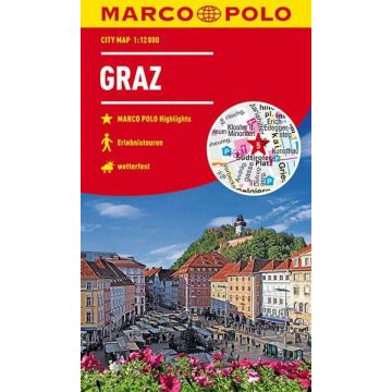 Plan de ville Graz 1:15 000 / Marco Polo City Map