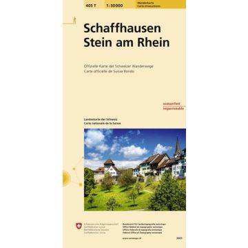 405 T Schaffhausen Carte d'excursions 1:50 000