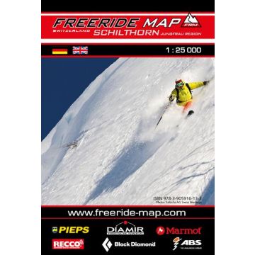 Freeridekarte FRM Schilthorn Jungfrau Region