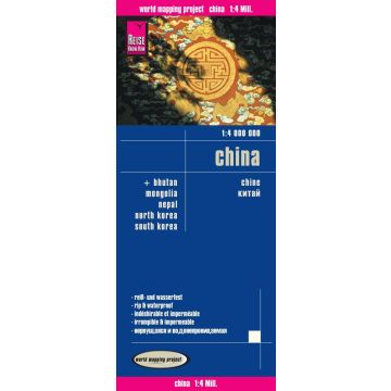 Carte routière Chine 1:4 Mio. / Reise Know-How