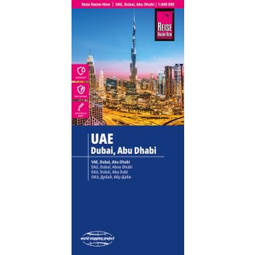 Carte routière Émirats arabes unis 1: 600 000 / Reise Know-How