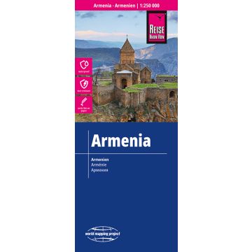 Carte routière Arménie 1:250 000 / Reise Know-How