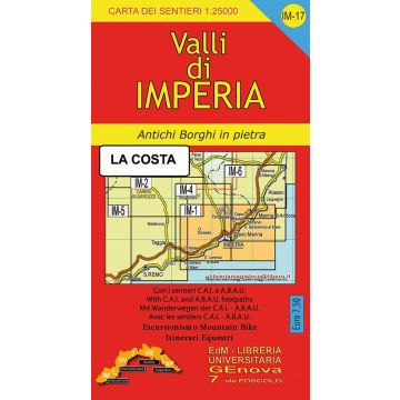 Carte de randonnée IM-17 Valli di Imperia 1:25 000 / EdM