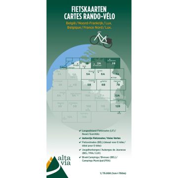 Velokarte Antwerpen & Limburg 1:75 000 Belgien 2 / Alta Via