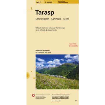 249 T Tarasp Carte d'excursions 1:50 000 