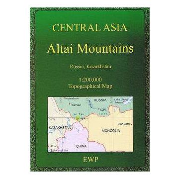 Carte topographique Altai Mountains 1:200 000 / EWP