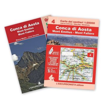 Carte de randonnée 4 Conca di Aosta 1:25 000 / Escursionista