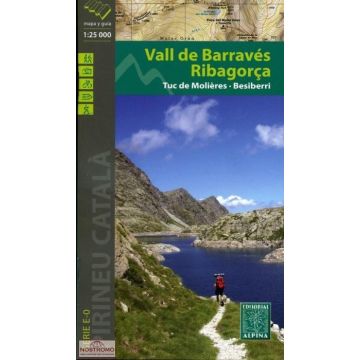 Carte de randonnée Vall di Barravés Ribagorca 1:25 000 / Alpina