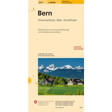 243 T Bern Carte d'excursions 1:50 000 