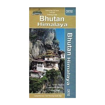 Trekking Map Bhutan Himalaya 1:400 000 / Nepa Maps