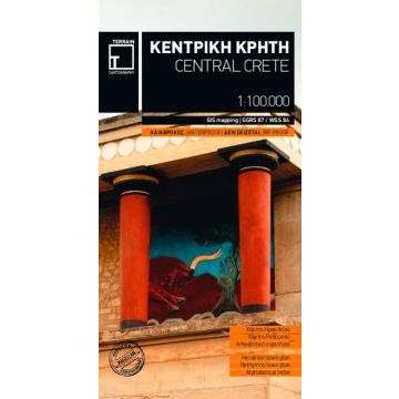 Carte topographique Central Crete 1:100 000 / Terrain Maps 449