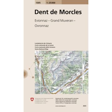 1305 Dent de Morcles 1:25 000 / Swisstopo