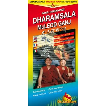 Dharamsala (Inde) 1:20 000 / Gecko Maps