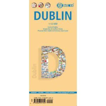 Plan de ville Dublin 1:12 000 / Borch