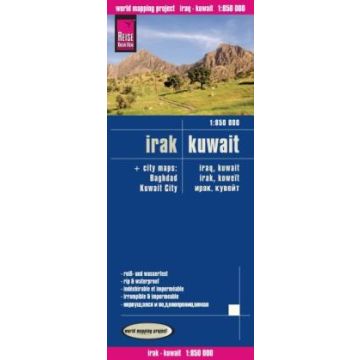 Carte routière Irak Kuweït 1:850 000 / Reise Know-How