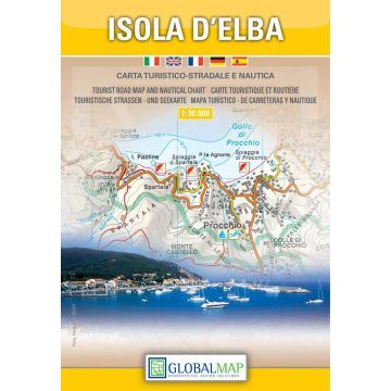 Carte de randonnée Isola d'Elba 1:30 000 / LAC