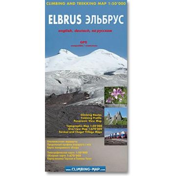 Carte de randonnée Elbrus 1:50 000 / Climbing and Trekking Map