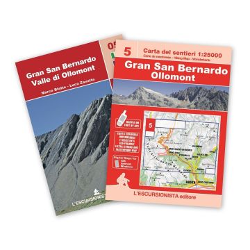 Carte de randonnée 5 Gran San Bernardo 1:25 000 / Escursionista