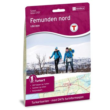 Carte de randonnée Turkart 2721 Femunden Nord 1:50 000 / Nordeca