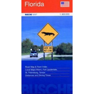Carte routière Florida 1:800 000 / Busche Map