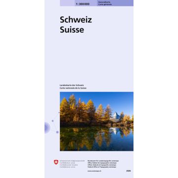 Generalkarte Schweiz 1:300 000 / Swisstopo