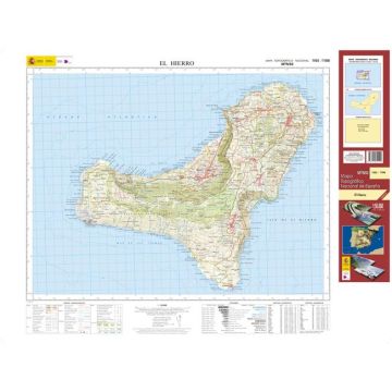 Carte topographique El Hierro 1:50 000 1105/1108 / CNIG