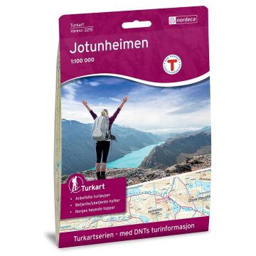 Carte de randonnée Turkart 2215 Jotunheimen 1:100 000 / Nordeca