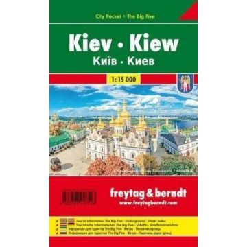 Plan de ville Kiev 1:15 000 / Freytag & Berndt