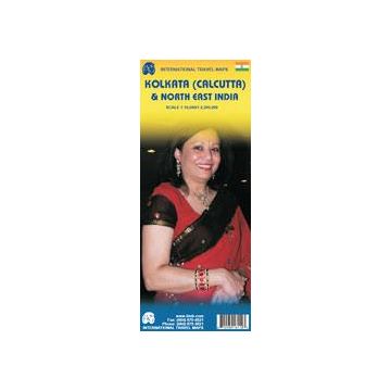 Plan de ville Kolkata 1:10 000 / Carte routière Northeast India 1:2 300 000 / ITMB