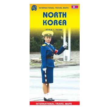 Carte routière North Korea 1:750 000 / ITMB