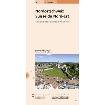 Suisse du Nord-Est 1:200 000 / feuille 2
