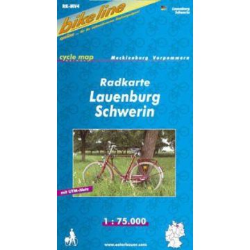 Lauenburg Schwerin 1:75 000 Radkarte Bikeline