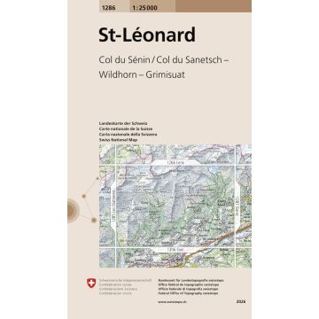 1286 St-Léonard 1:25 000 / Swisstopo