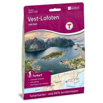 Carte de randonnée Turkart 2745 Vest-Lofoten 1:50 000 / Nordeca