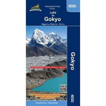 Carte de randonnée Lukla to Gokyo 1:50 000 / Nepa Maps