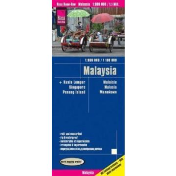 Carte routière Malaisie 1:800 000 / Reise Know-How