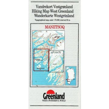 Carte de randonnées 14 Maniitsoq 1:75 000 (Greenland) / Harvey