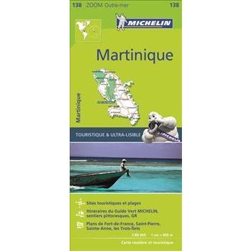 Carte routière Michelin 138 Martinique 1:80 000