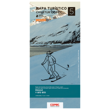 Carte routière 5 Chile Maule Y Bio Bio 1:400 000 / Compass