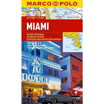 Plan de ville Miami 1:15 000 / Marco Polo City Map