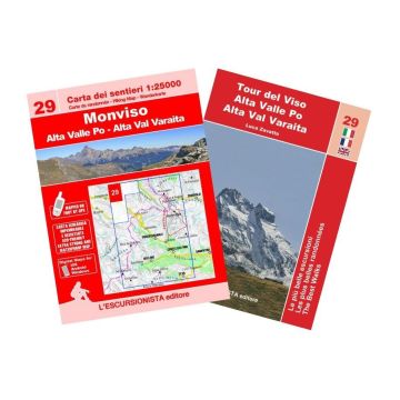 Carte de randonnée 29 Monviso 1:25 000 / L'Escursionista